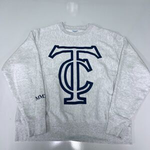 Vintage Champion Reverse Weave MLB Minnesota Twins TC Sweatshirt Gray Size Large